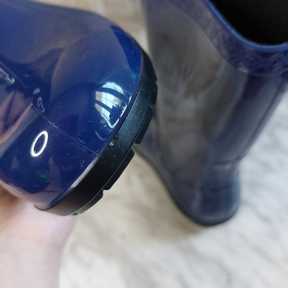 UGG Australia Kid's Blue Raana Rubber Rain Boot Siz US Youth-2 - Picture 10 of 10